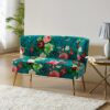 Millersburg Country Upholstered 2 Seat Sofa with Channel Tufted Back