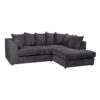 Moana 3 - Piece Upholstered Corner Sofa Chaise with Ottoman