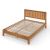 Hykkon Classic Bed Frame with Paneled Headboard