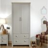 Loretta 2 Door Manufactured Wood Wardrobe