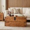 Balic Solid Wood Solid Coffee Table with Storage