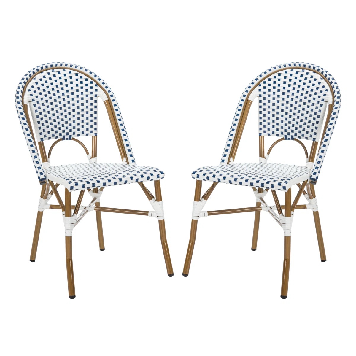 Outdoor Charisse Stacking Dining Chair Set of 2