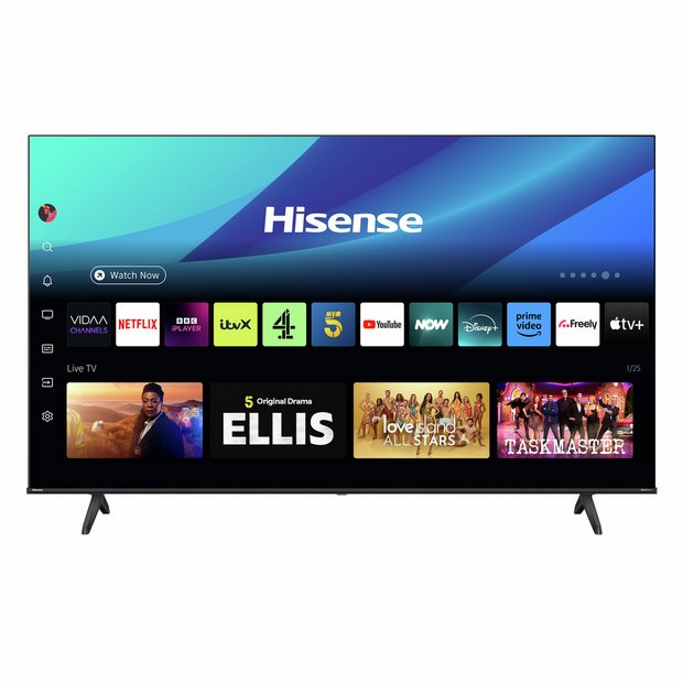 Hisense 65E6QTUK 65-inch 4K UHD LED Smart TV with Freely