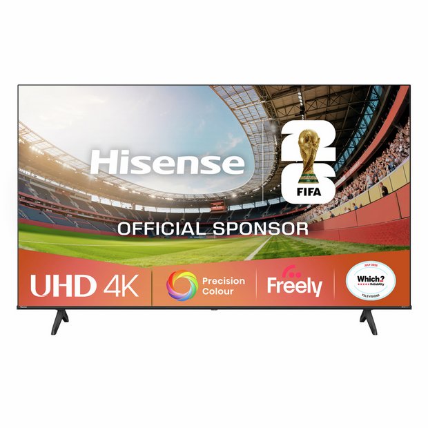 Hisense 75E6QTUK 75-inch 4K UHD LED Smart TV with Freely