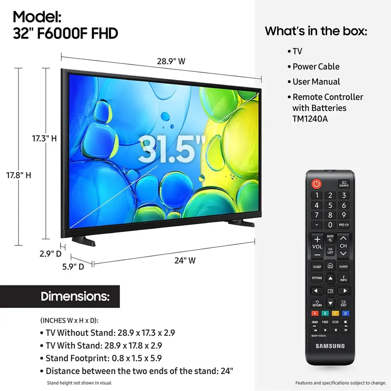 Samsung UE32F6000FKXXU 32-inch Full HD LED Smart TV - Image 2