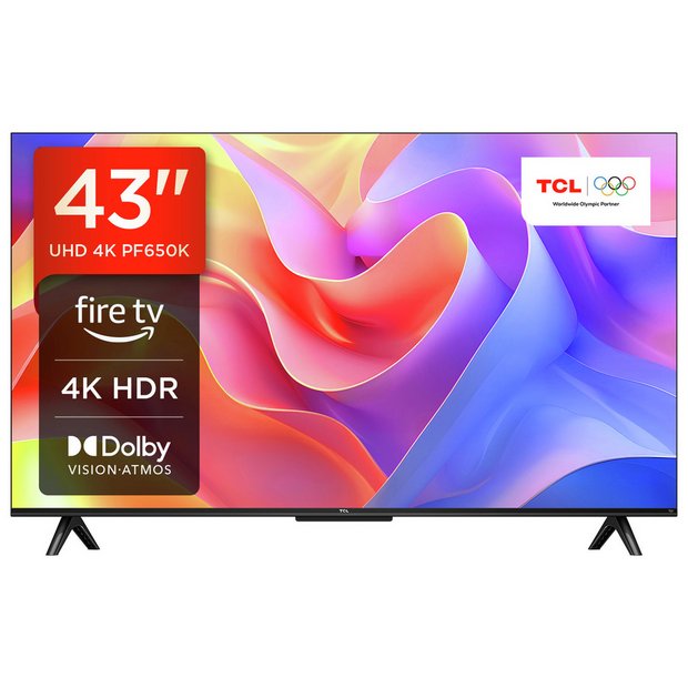 TCL 43PF650K 43-inch 4K UHD LED Fire TV with Freely