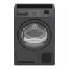 Hotpoint C HD C92 GGGD UK 9kg Condenser Tumble Dryer – 15 Programmes, Rapid Dry, Graphite