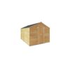 Mercia 12 x 8ft Windowless Overlap Timber Shed with Double Doors