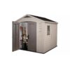 Keter Factor 8 x 8ft Beige Resin Apex Shed with Window and Skylight