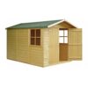 Homewood Guernsey 7 x 10ft Shiplap Timber Shed with Double Doors