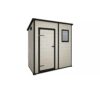 Keter Manor 6 x 4ft Brown Resin Pent Shed with Window