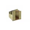 Mercia 10 x 6ft Overlap Timber Shed with Four Side Windows
