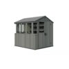 Keter Darwin 6 x 8ft Potting Shed with Shelves and Translucent Roof