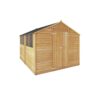 Mercia 10 x 8ft Overlap Timber Shed with Two