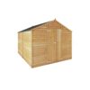 Mercia 10 x 8ft Windowless Overlap Timber Shed with Floor