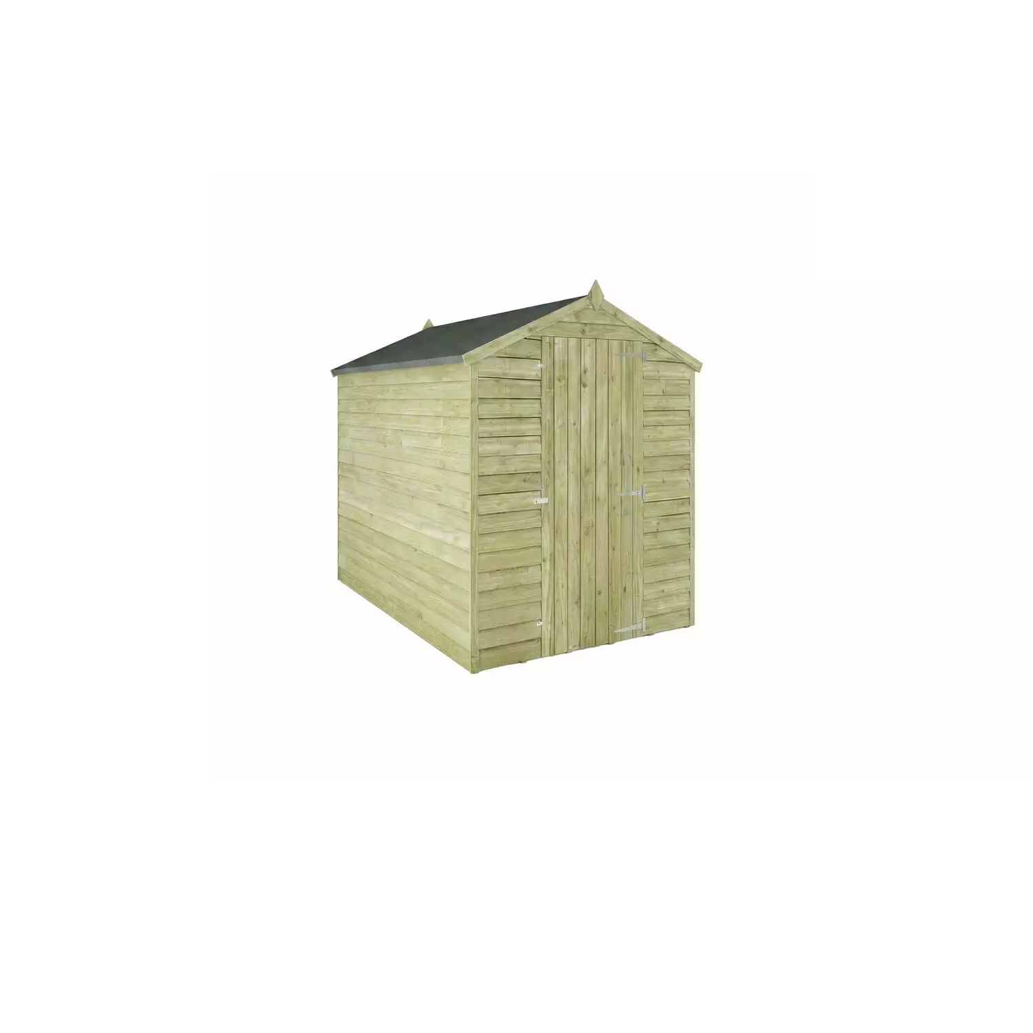 Mercia 7 x 5ft Windowless Overlap Timber Shed with Floor - Image 2