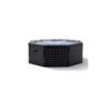 Wave Como 6-Person Eco Foam Octagonal Hot Tub with Integrated Heater, Charcoal Black
