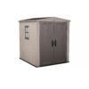 Keter Factor 6 x 6ft Resin Apex Shed with Two Windows and Skylight