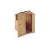 Mercia 6 x 4ft Overlap Timber Shed with Two Side Windows