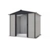 YardMaster Extra Tall 10 x 6ft Metal Shiplap Shed with Sliding Doors