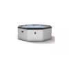 Wave Como 6-Person Eco Foam Octagonal Hot Tub with Integrated Heater, Graphite Grey