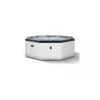 Wave Como 6-Person Eco Foam Octagonal Hot Tub with Integrated Heater, Pebble White