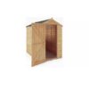 Mercia 6 x 4ft Windowless Overlap Timber Shed with Lockable Door