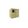 Mercia 7 x 5ft Overlap Timber Pent Shed with Window and Floor